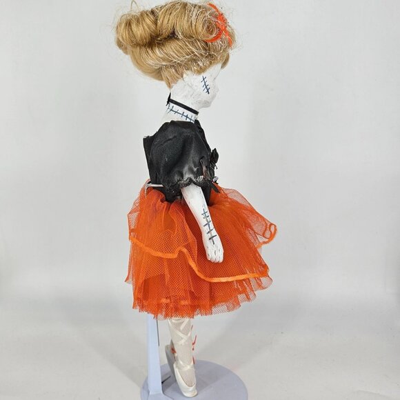 Haunted Doll Girl OOAK Artist Hand Painted Scary Spooky Halloween Porcelain 14" - Picture 9 of 12